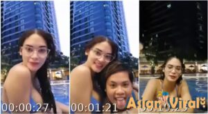 Pia Wurtzbach Swimming Moment